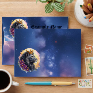Guardian of Light - Lion of the Moonlit Realm.  Envelope