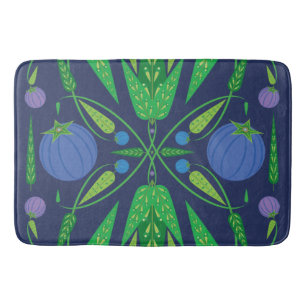 Guardian Of The Blueberries Bath Mat (3 Sizes)