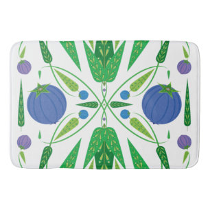 Guardian Of The Blueberries Bath Mat (3 Sizes)