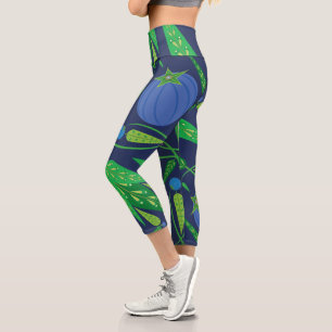 Guardian Of The Blueberries High Waisted Capris