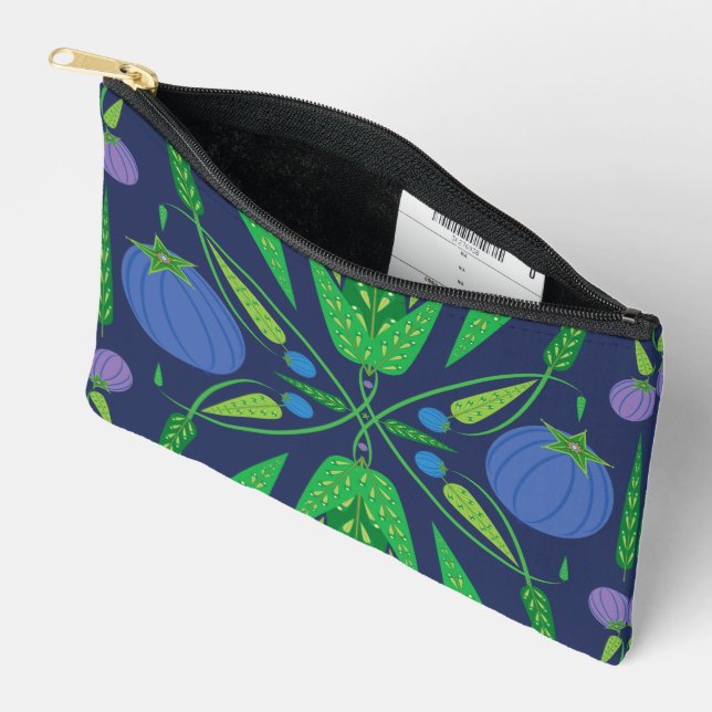 Guardian Of The Blueberries Small Pouch (Open)