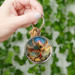 Guardian of the Celestial Gate – Anubis Keychain