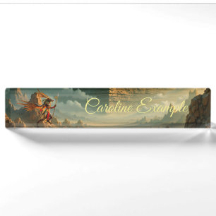 Guardian of the Celestial Gate – Anubis Nameplate