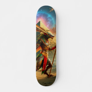 Guardian of the Celestial Gate – Anubis  Skateboard