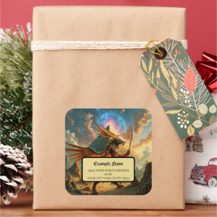 Guardian of the Celestial Gate – Anubis  Square Sticker