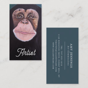 Guardian of the Forest Painting by Alfred Fox Business Card