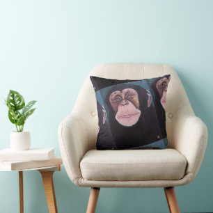 Guardian of the Forest Painting by Alfred Fox Throw Pillow
