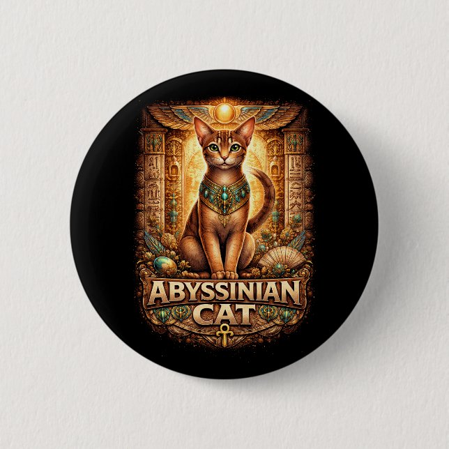 Guardian of the Golden Nile 2 Inch Round Button (Front)