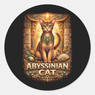 Guardian of the Golden Nile Classic Round Sticker