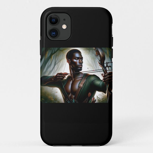 Guardian of the Green: The Archer's Solace Case-Mate iPhone Case (Back)