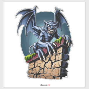 Guardian of the Heights: A Gothic Gargoyle Artwork