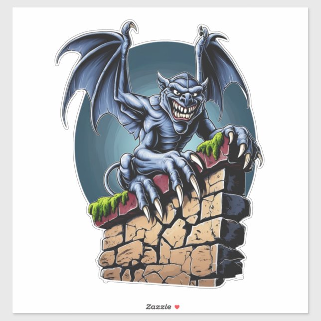 Guardian of the Heights: A Gothic Gargoyle Artwork (Sheet)