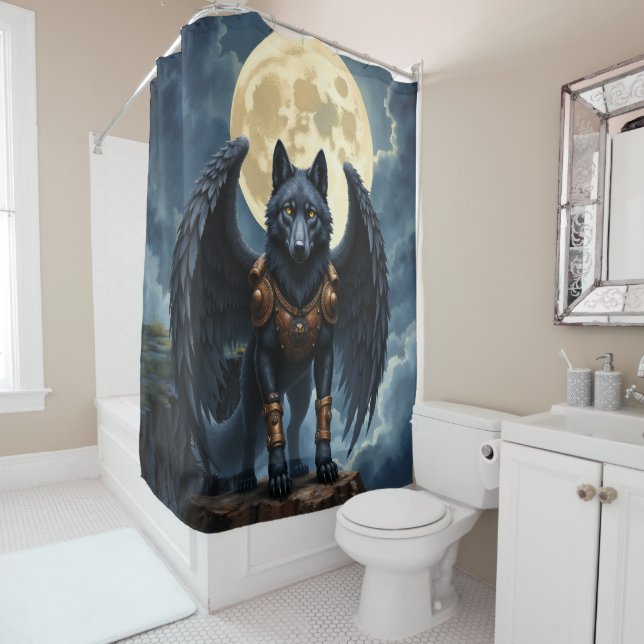 Guardian of the Moon – The Black Winged Wolf (In Situ)