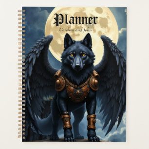 Guardian of the Moon – The Black Winged Wolf Planner