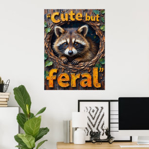 Guardian of the Nest: Raccoon's Perch Poster