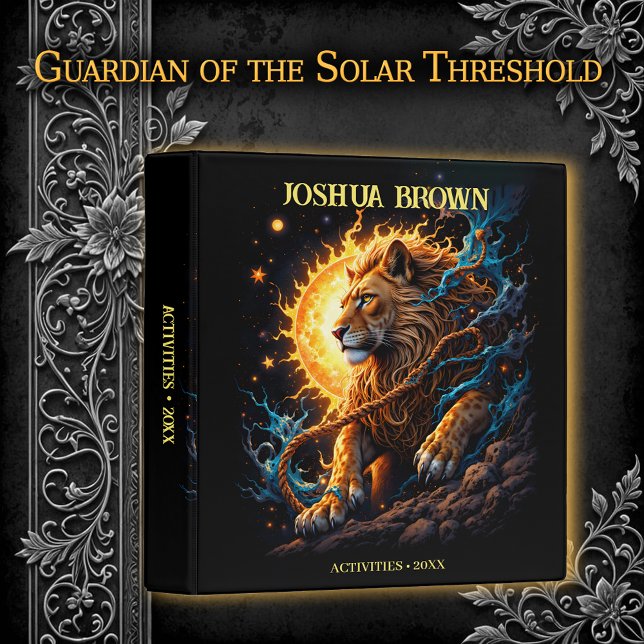 Guardian of the Solar Threshold – Lion of Balance  Binder (Creator Uploaded)
