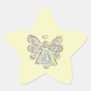 Guardian Silver White Angel Custom Decal Stickers