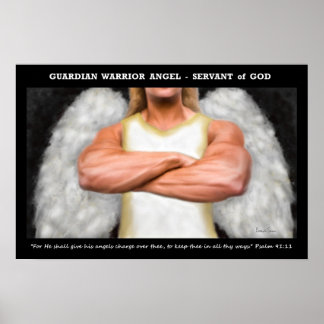 Guardian Warrior Angel Poster