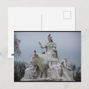 Guardians of Europe under London Skies Postcard