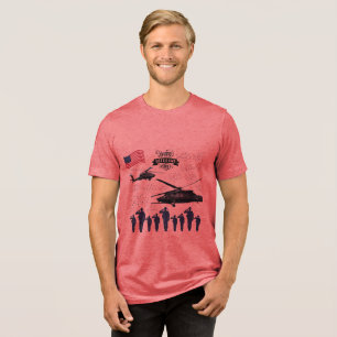 Guardians of Freedom red Tri-Blend Shirt