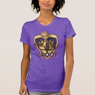 Guardians of the Galaxy Baby Groot Crest T-Shirt