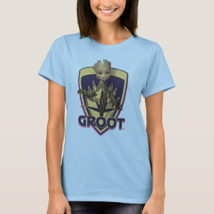 Guardians of the Galaxy   Baby Groot Crest T-Shirt