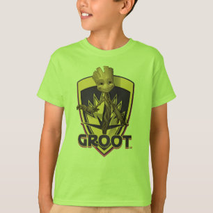 Guardians of the Galaxy Baby Groot Crest T-Shirt