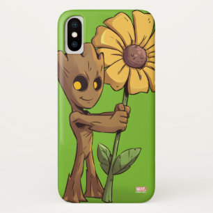 Guardians of the Galaxy Baby Groot & Daisy iPhone X Case