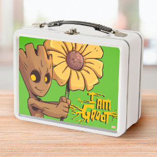 Guardians of the Galaxy   Baby Groot & Daisy Metal Lunch Box