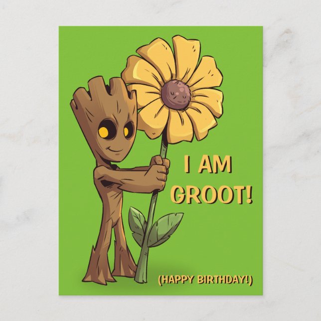 Guardians of the Galaxy | Baby Groot & Daisy Postcard (Front)