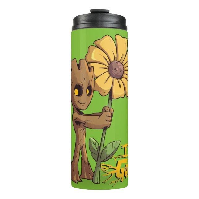 Guardians of the Galaxy | Baby Groot & Daisy Thermal Tumbler (Front)