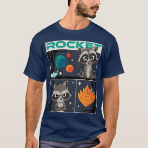 Guardians of the Galaxy Baby Rocket Cartoon T-Shirt