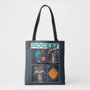 Guardians of the Galaxy Baby Rocket Cartoon Tote Bag