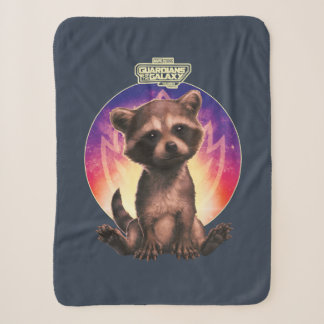 Guardians of the Galaxy Baby Rocket Sitting Sherpa Blanket
