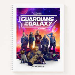 Guardians of the Galaxy Character Group Poster Notebook