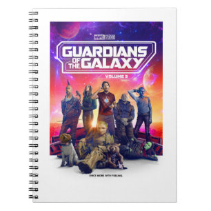 Guardians of the Galaxy Character Group Poster Notebook