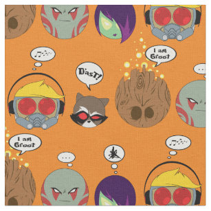 Guardians of the Galaxy   Crew Comic Emoji Art Fabric
