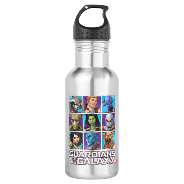 Guardians of the Galaxy | Crew Grid 532 Ml Water Bottle (Front)
