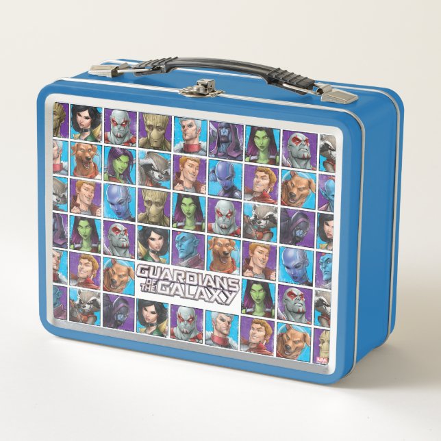 Guardians of the Galaxy | Crew Grid Metal Lunch Box (Front)