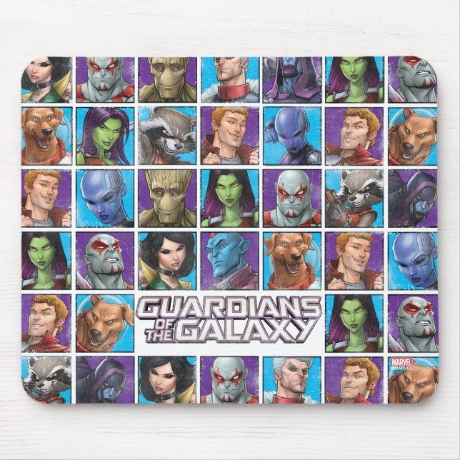 Guardians of the Galaxy | Crew Grid Mouse Pad (Front)
