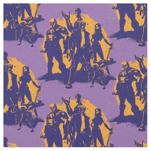 Guardians of the Galaxy   Crew Paint Silhouette Fabric
