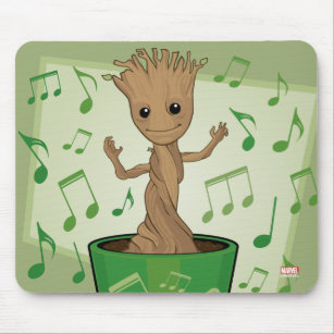 Guardians of the Galaxy   Dancing Baby Groot Mouse Pad