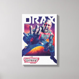 Guardians of the Galaxy Drax Character Poster Canvas Print