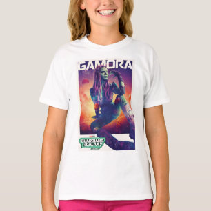 Guardians of the Galaxy Gamora Character Poster T-Shirt