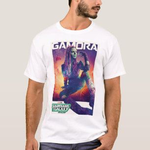 Guardians of the Galaxy Gamora Character Poster T-Shirt