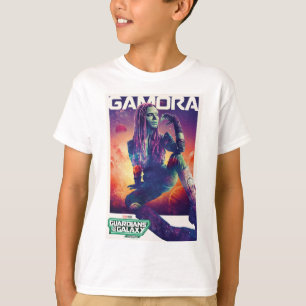 Guardians of the Galaxy Gamora Character Poster T-Shirt