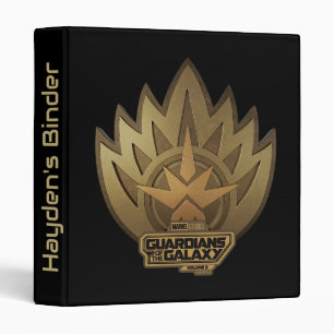 Guardians of the Galaxy Golden Insignia Binder