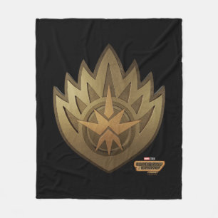 Guardians of the Galaxy Golden Insignia Fleece Blanket