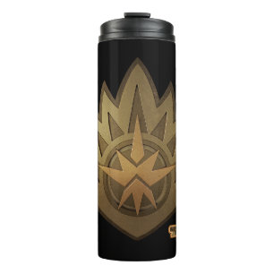 Guardians of the Galaxy Golden Insignia Thermal Tumbler
