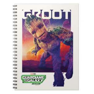 Guardians of the Galaxy Groot Character Poster Notebook